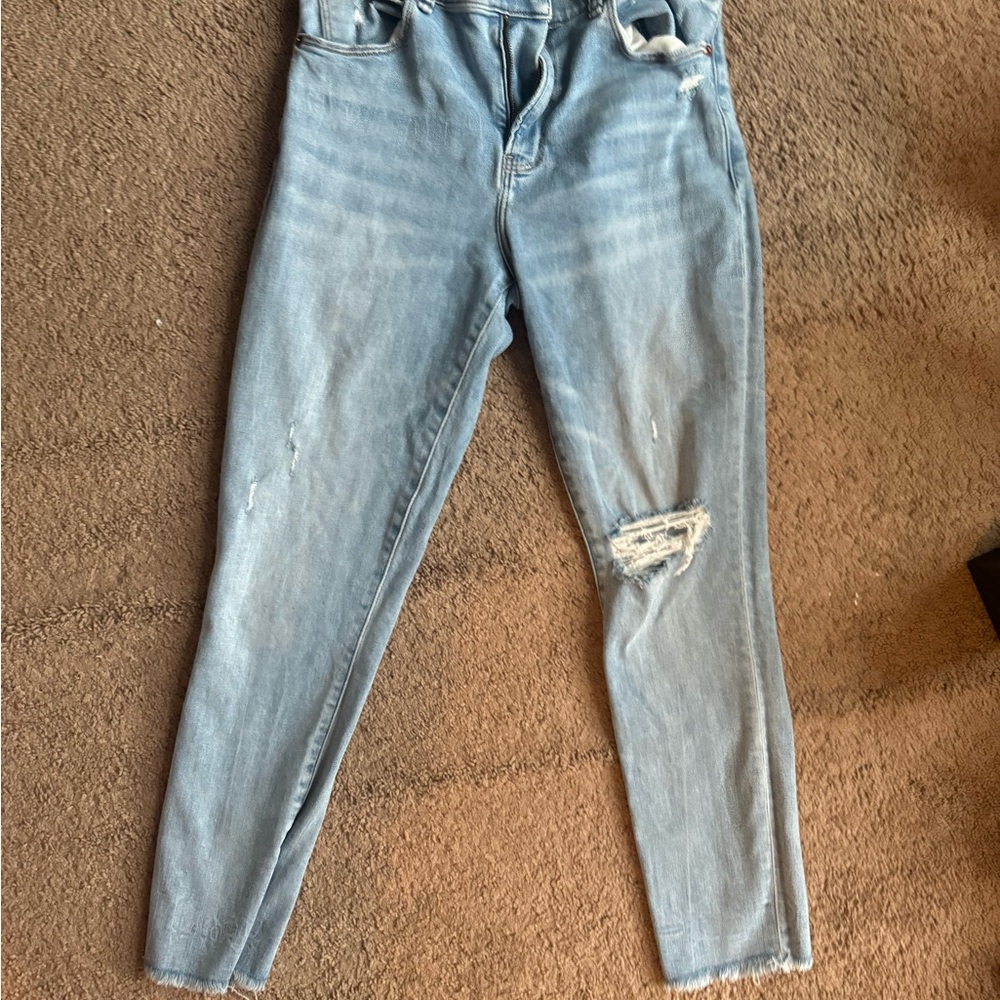 Abercrombie & Fitch The Super Skinny Ankle High Rise Women's Jeans